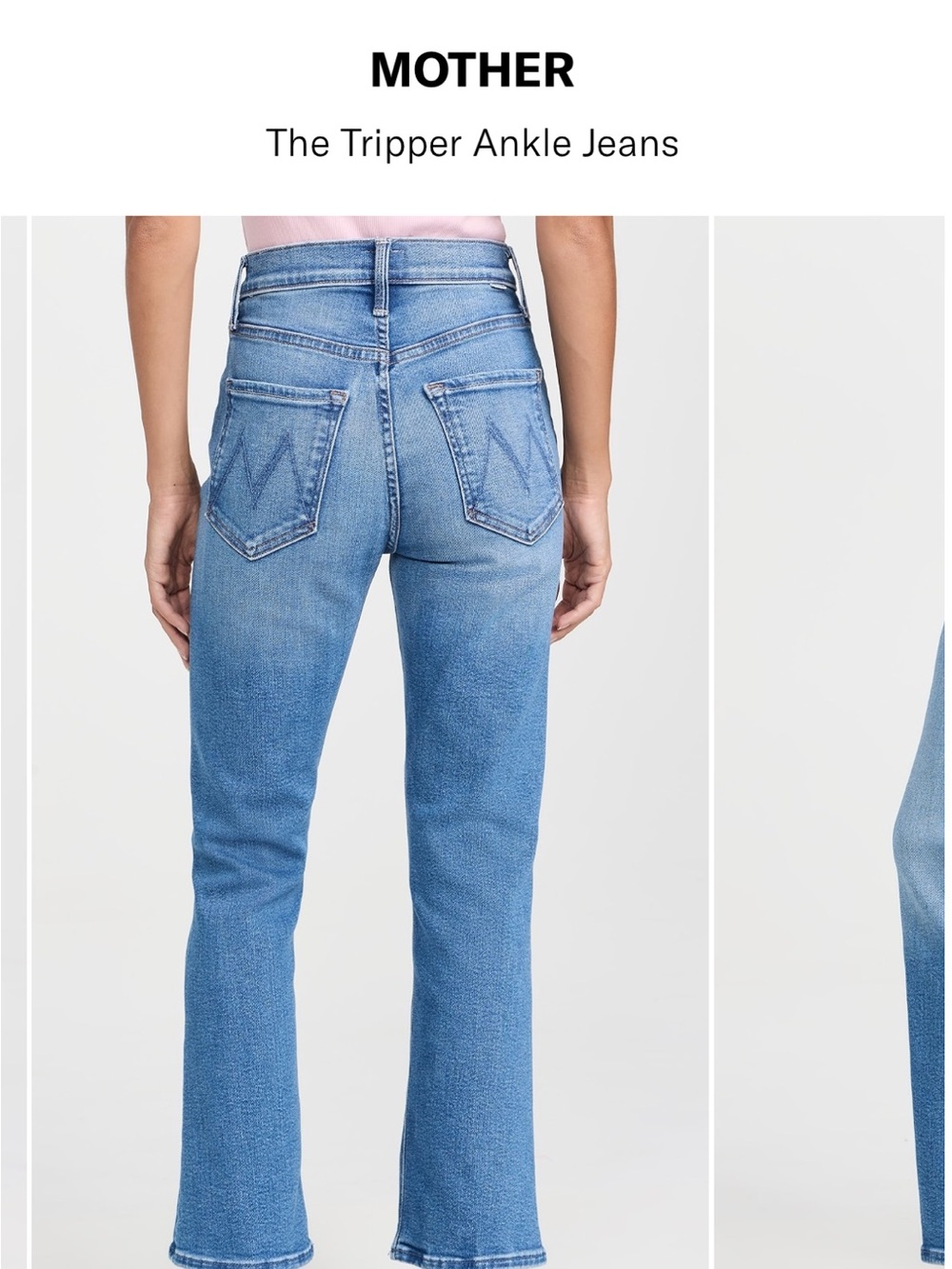 MOTHER The Tripper Ankle Jeans - Light Blue Wash - Picture 2 of 7